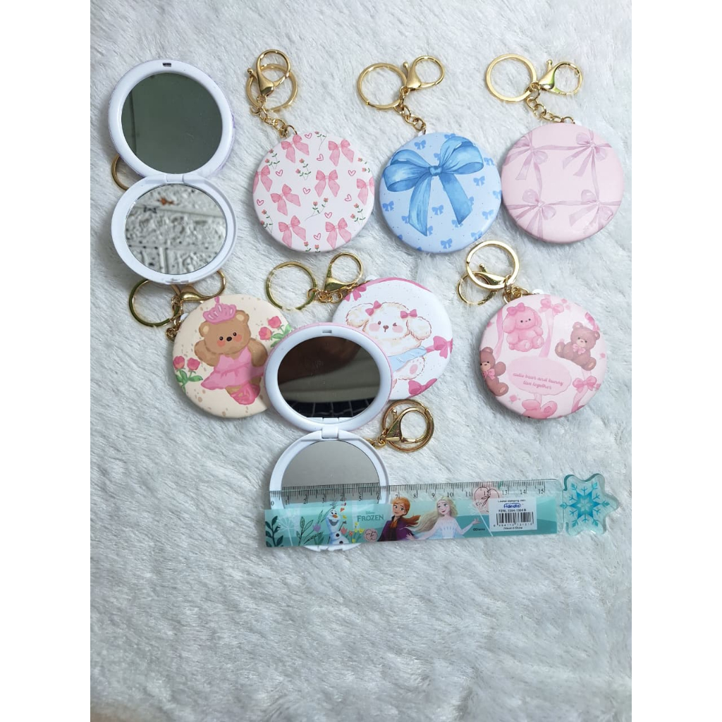 Kaca Cermin Mini Gantungan Kaca Gantungan Cermin Kaca Lipat Kaca Mini