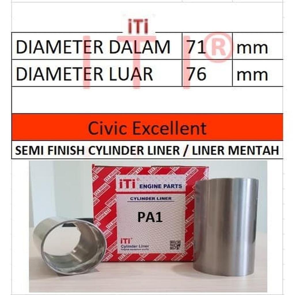 Cylinder Liner (Boring) Honda Civic Excelent (PA1) merek ITI