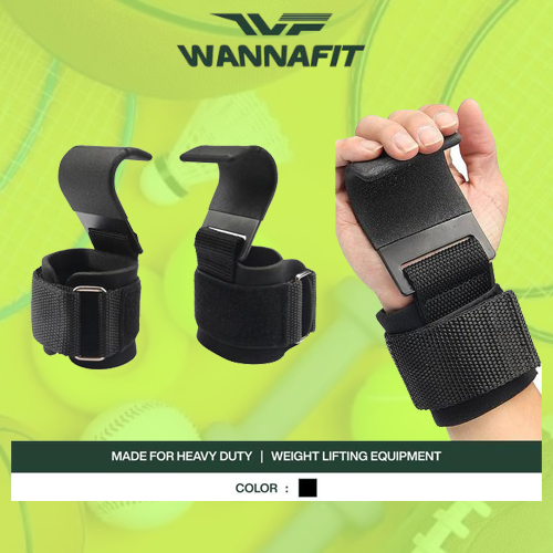 Wannafit Sport - Weight Lifting Hook – Alat Bantu Angkat Beban