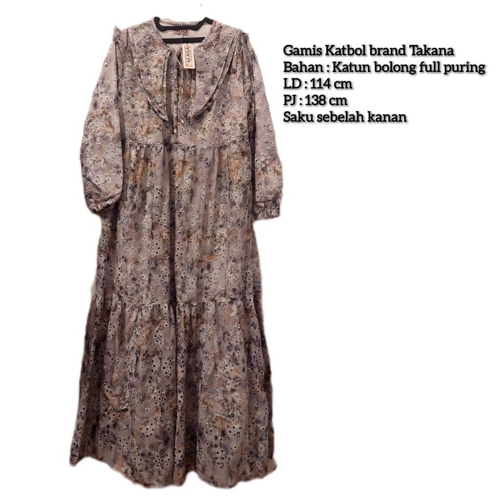 Gamis Katbol brand Takana