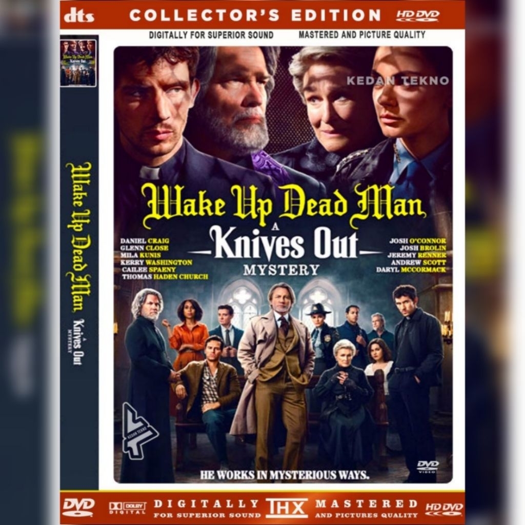 kaset film WAKE UP DEAD MAN : A KNIVES OUT MYSTERI - A KNIVES OUT 3 - Terbaru - HD