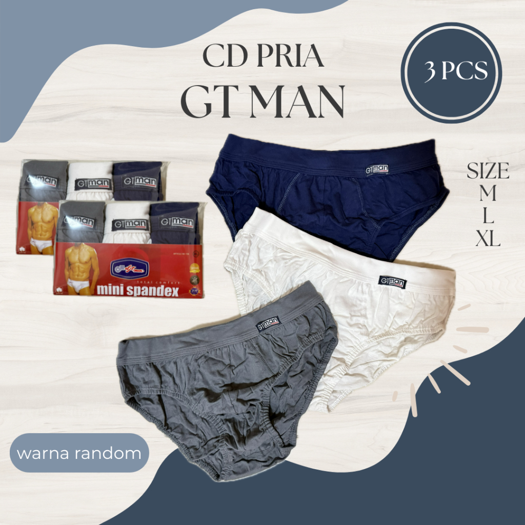 Celana Dalam Pria GT Man Mini Spandex 708 - CD Sempak Underwear Brief Pria