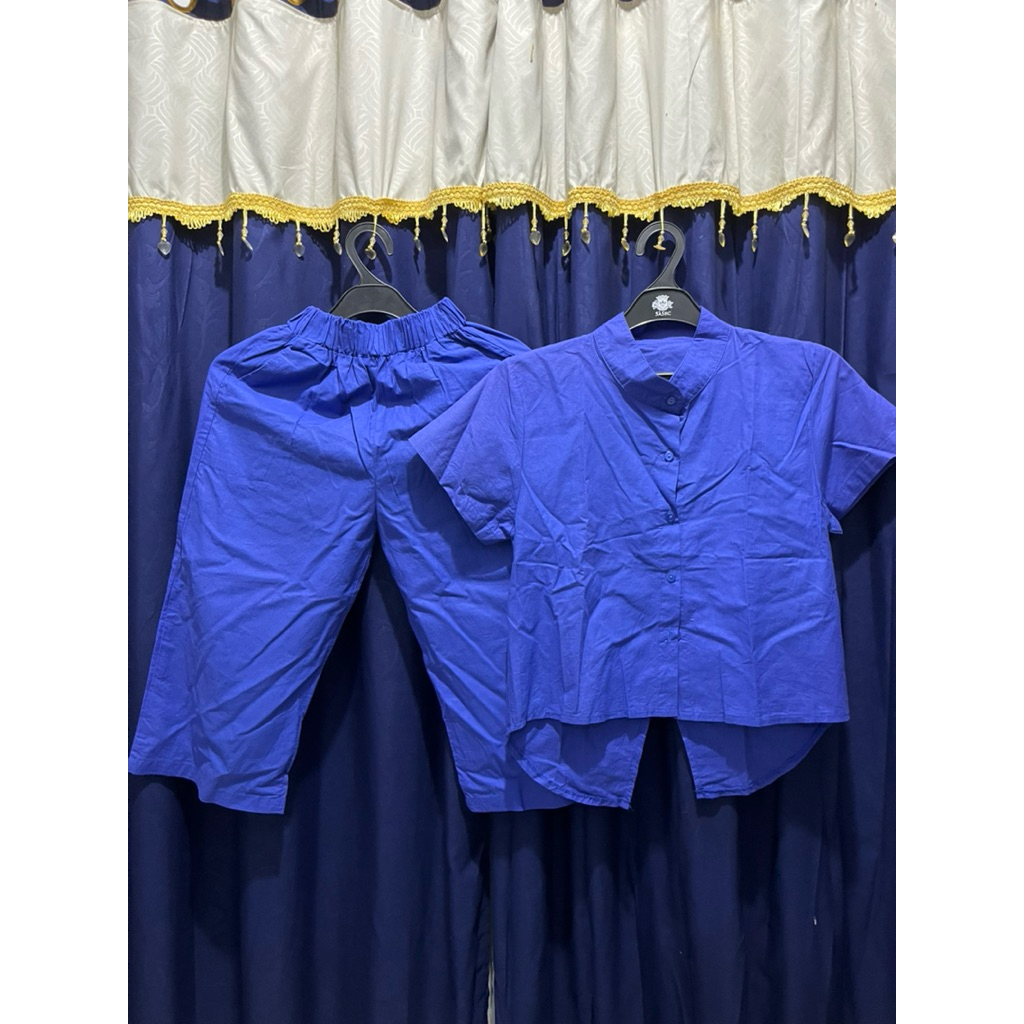 (PRELOVED) set kemeja celana