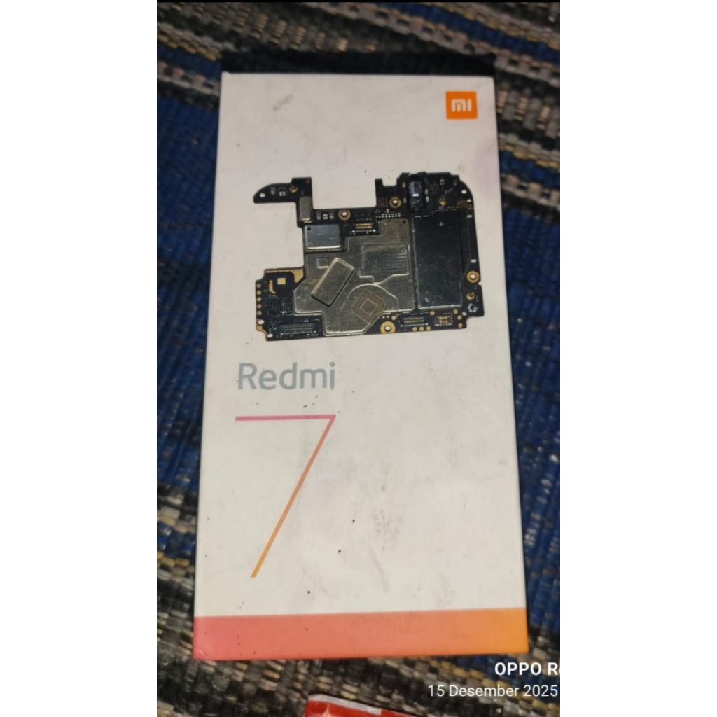 MESIN REDMI 7 ram 3/32 minus lcd blank hitam segel