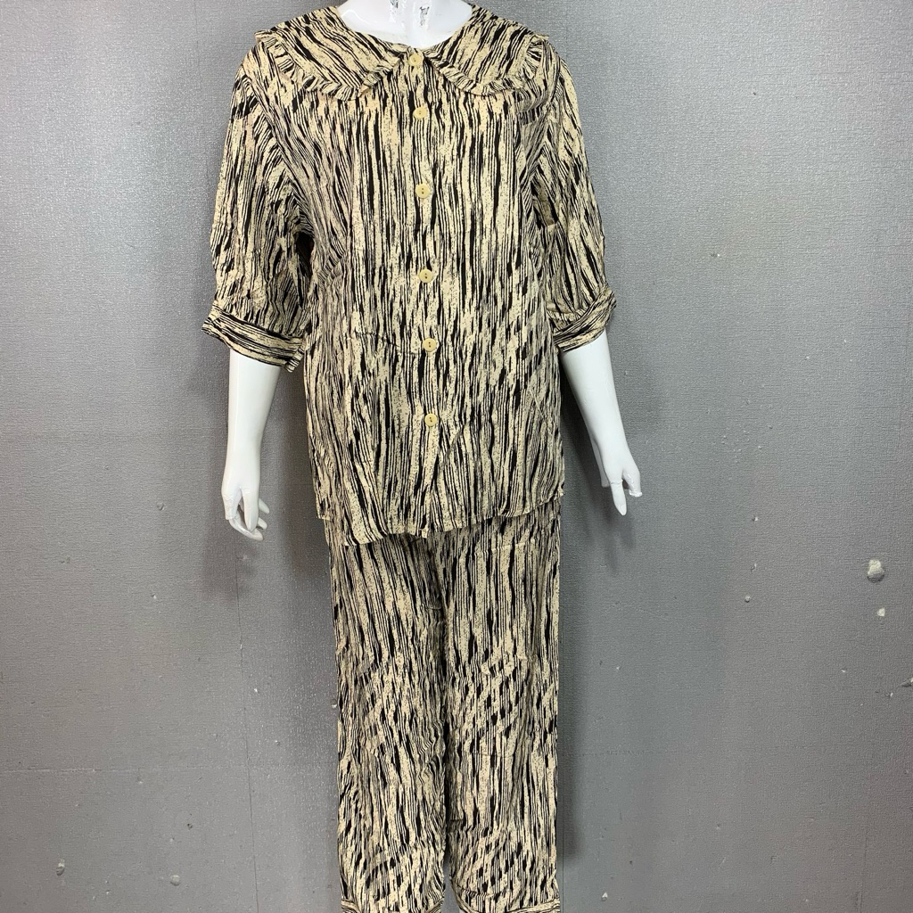 Stelan Dewasa Rayon Sielie Cp Lengan 3/4 | Baju Tidur Sielie