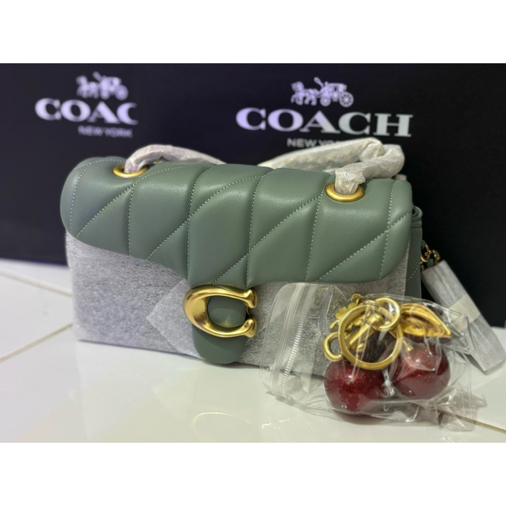 ORI BUTIK SG: Coach Tabby Quilted 20 Sage
