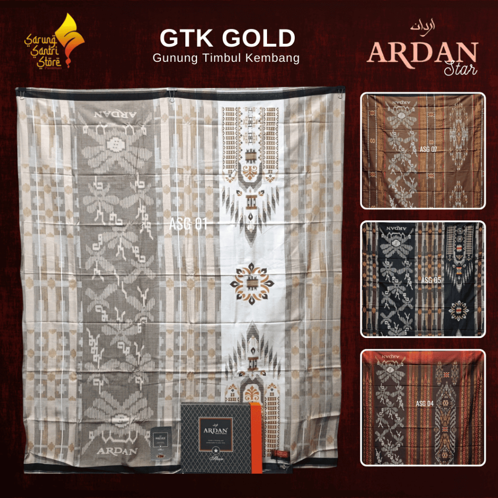 SARUNG ARDAN STAR GOLD GTK JKM DKM
