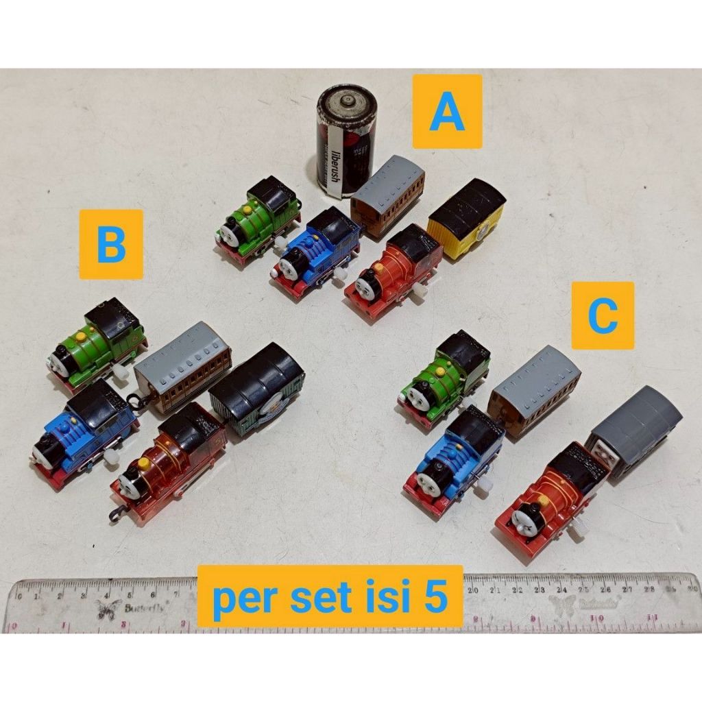 [/Set] Takara tomy t arts capsule plarail thomas & friends thomas james percy wind up gashapon figur