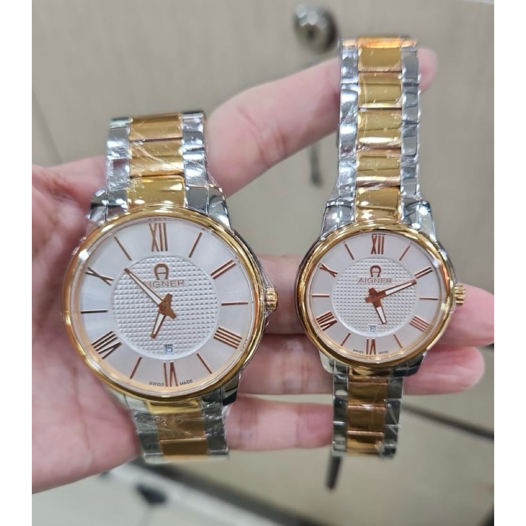 Jam tangan Aigner couple A24156 A24056 original