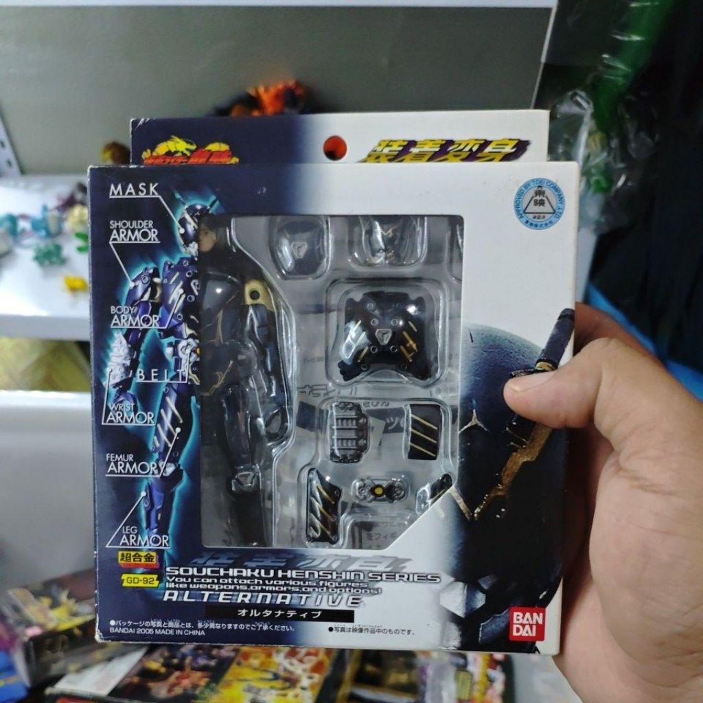 SHS Kamen Rider Alternative Zero Series Ryuki MISB Bahan Diecast