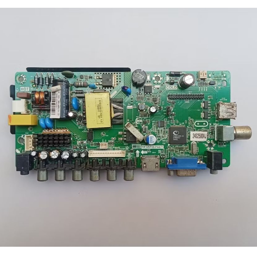 MB 24S2500VJ Mainboard Toshiba 24 inch tipe 24S2500VJ kode TP.VST59.PA671