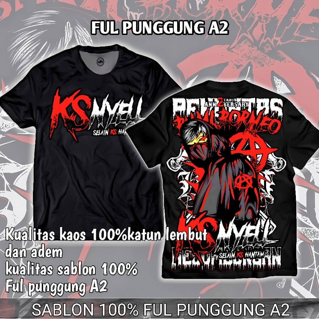 kaos ks nyell ikspi kera sakti terbaru kaos distro disain terbaru KS NYELL ikspi kera sakti ful ful 