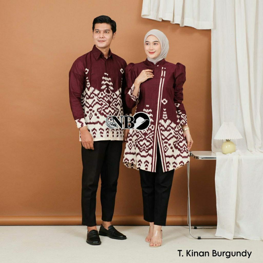 Atasan Baju Batik Couple Kemeja Tunik Batik Seragam Batik M L XL XXL XXXL JUMBO