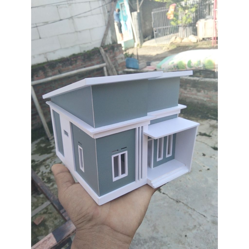 miniatur rumah minimalis