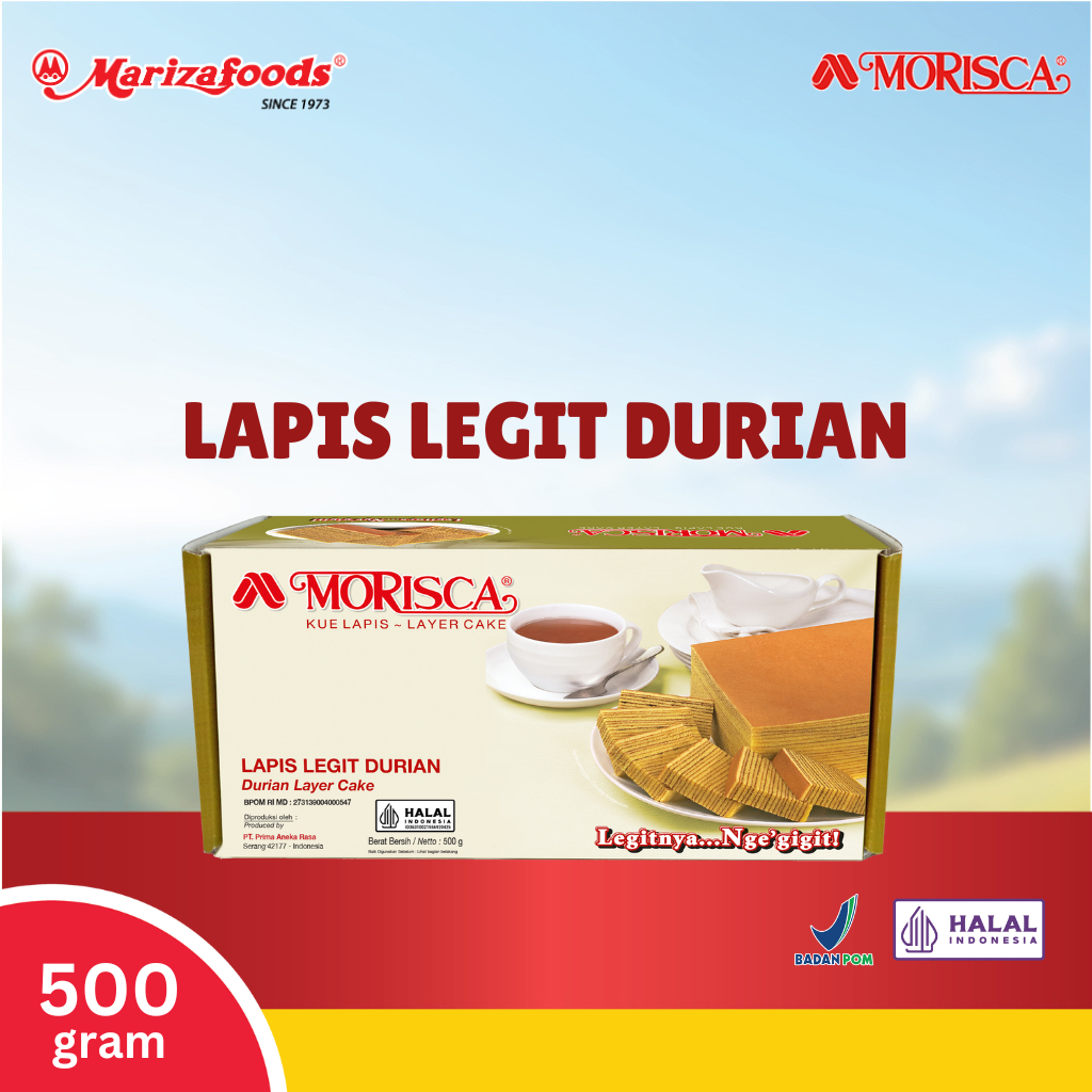 Morisca Kue Lapis Legit Durian 500g