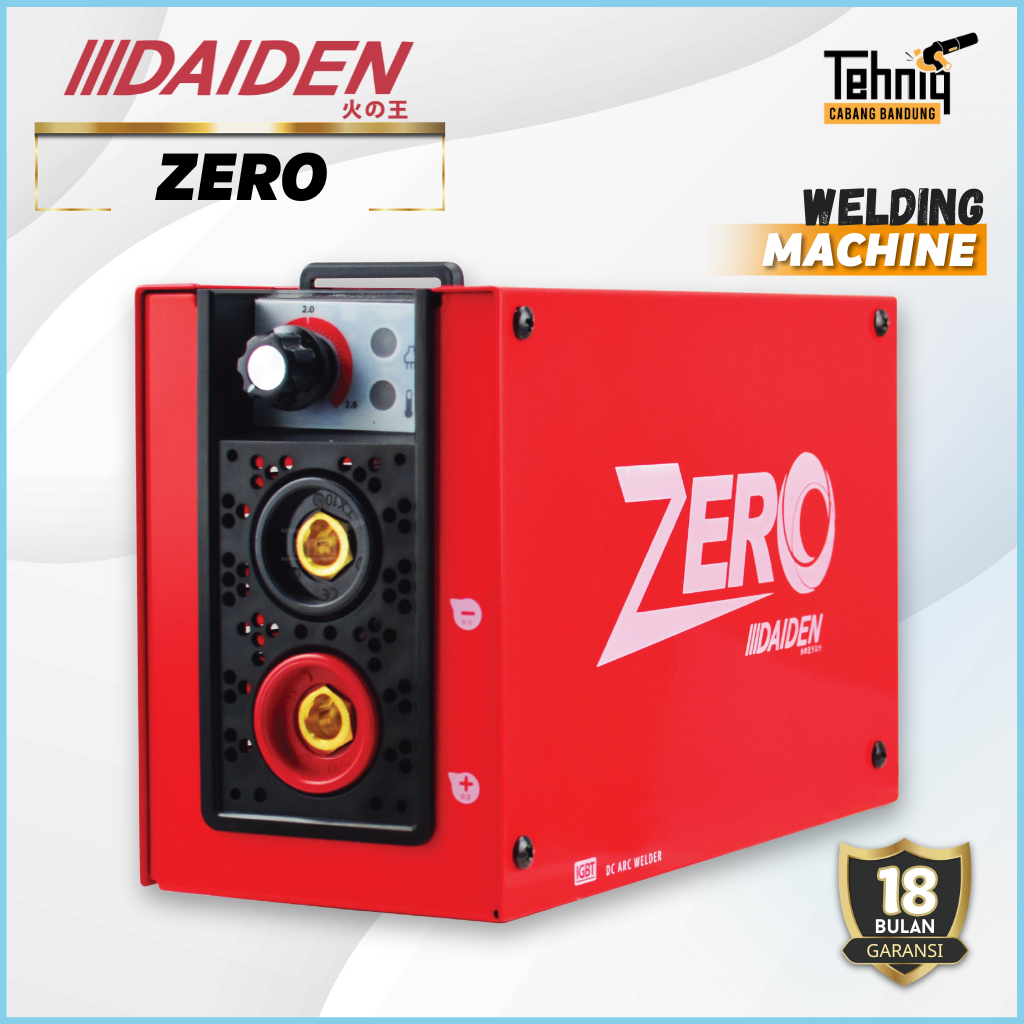 Mesin LasListrik / Trafo Las 900 Watt DAIDEN ZERO 100 Inverter Welding ( ZERO 2.6)