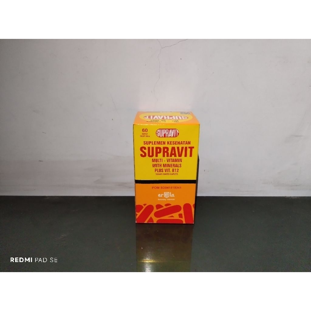 Supravit Multivitamin 60 Kapsul - Vitamin B complex Vitamin C