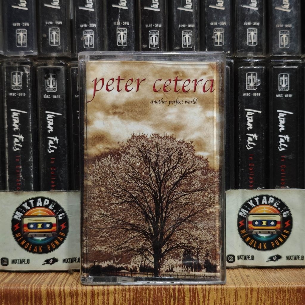 Kaset - Peter Cetera - Another Perfect World - Kaset Pita - Radio Tape - Radio - Pemutar Kaset - Ret