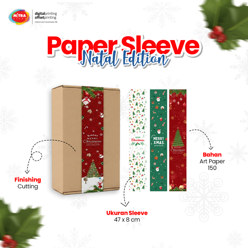 Paper NatalMurah | Sleeve Lebaran Premium | Paper Belt Premium Murah Berkualitas - Design 1