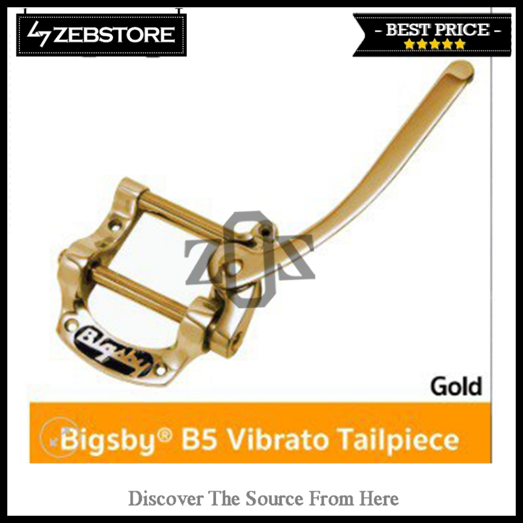Bigsby B5 Vibrato Tailpiece Gold Plated Original USA Tremolo