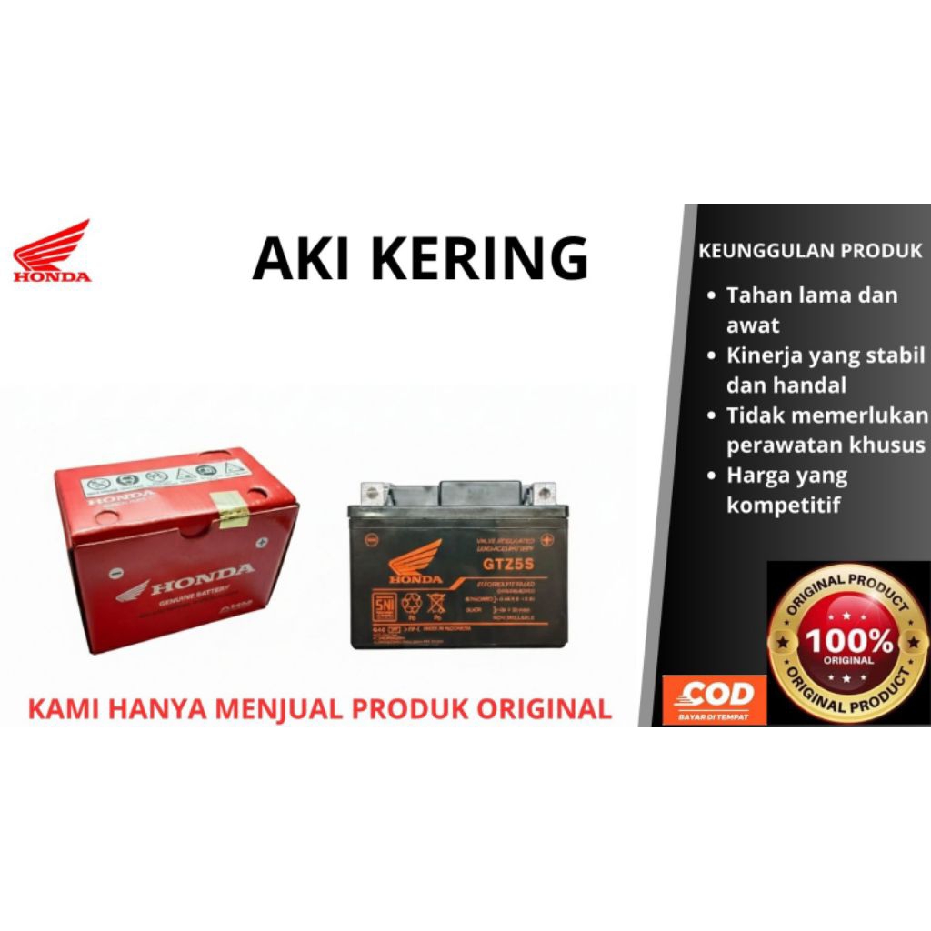 Aki Kering Motor Beat Fi/Scoopy/Spacy/Vario 110