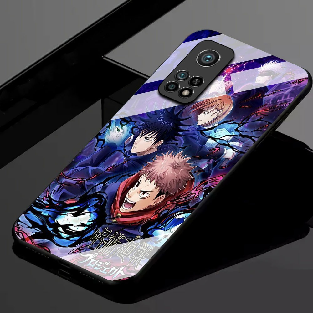 [ AZ09 ] Softcase Glass Kaca Kilau Untuk HP XIAOMI MI 10T 5G / MI 10T PRO 5G - XIAOMI MI 10T 5G / MI