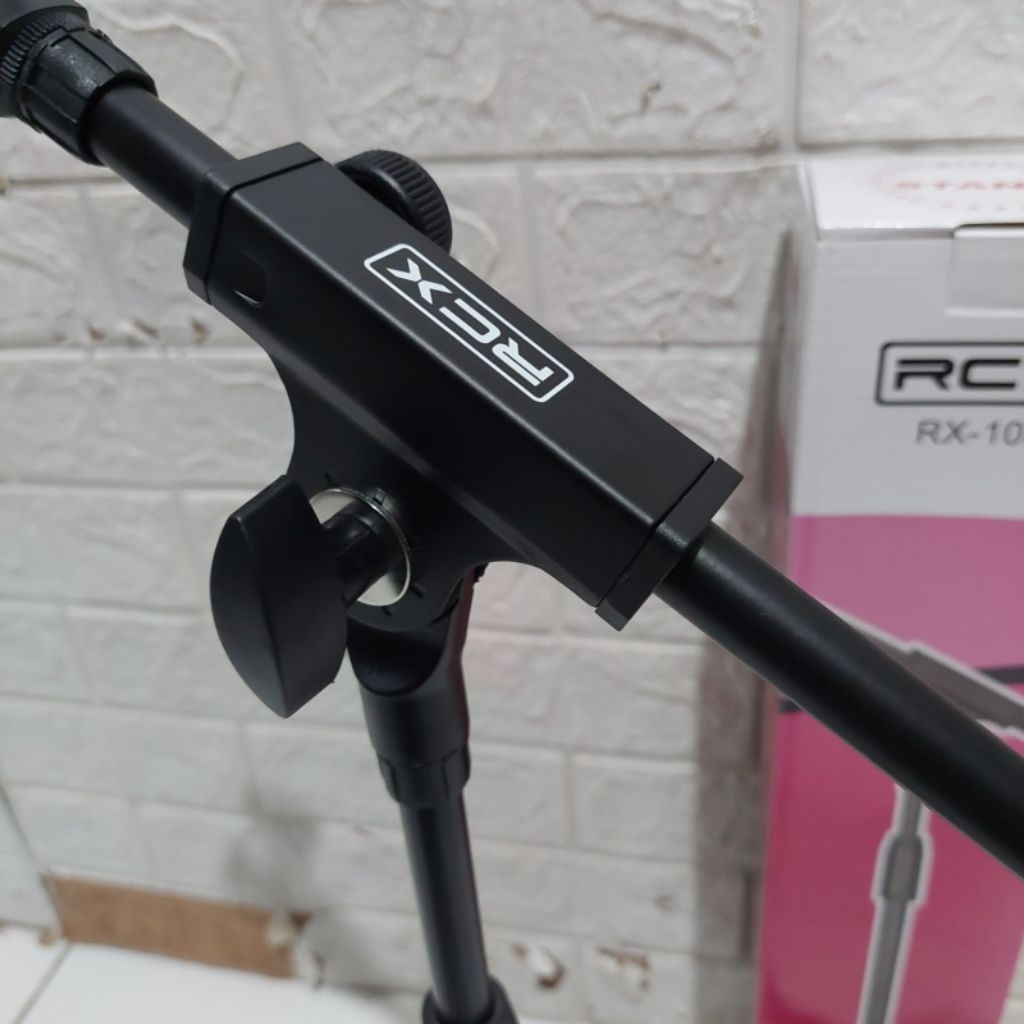 stand mic pendek full besi merk RCX RX 103