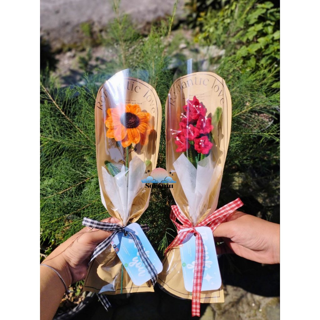 READY SIAP KIRIM| Bunga Artifical/ Tangkai | Hadiah Wisuda| Bucket Murah| Bucket Banjarmasin / BUKET