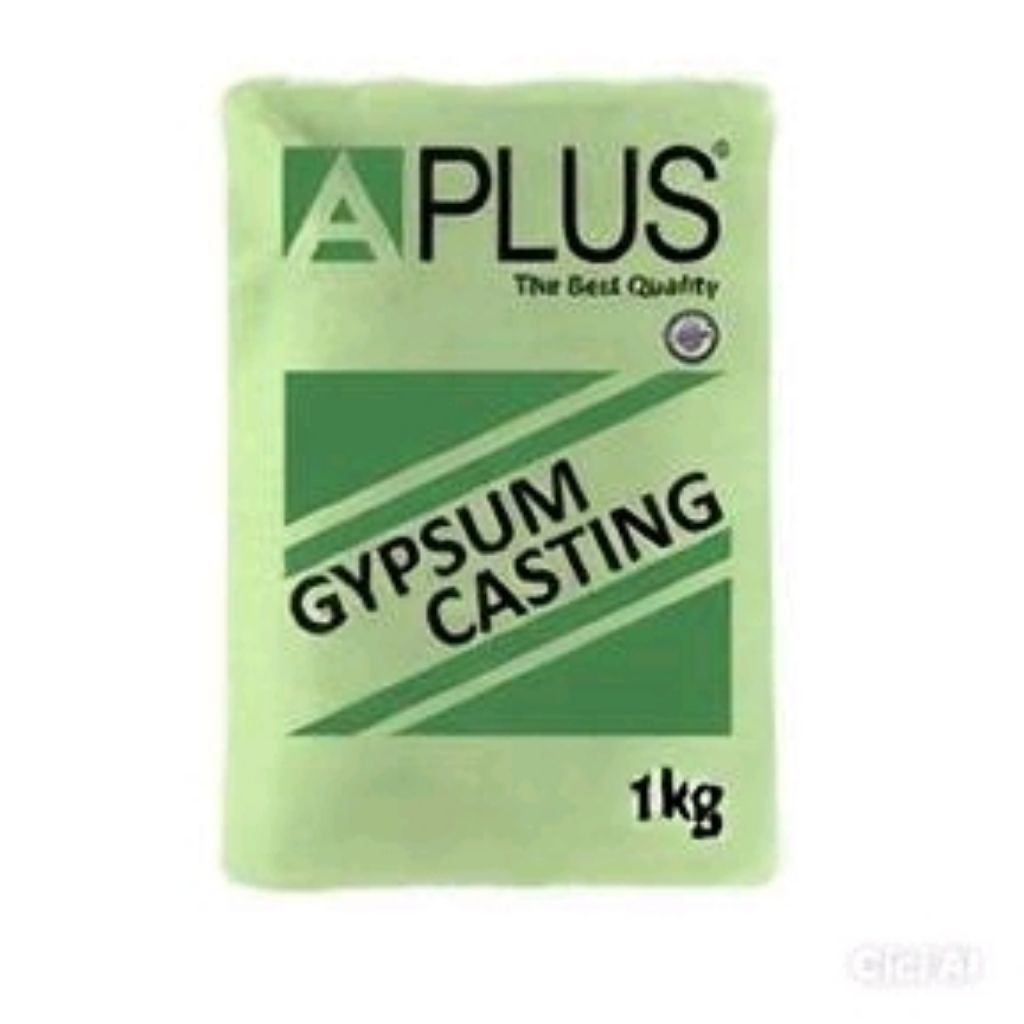 Bubuk Gypsum Casting Repack 1000 Gram 1 Kg
