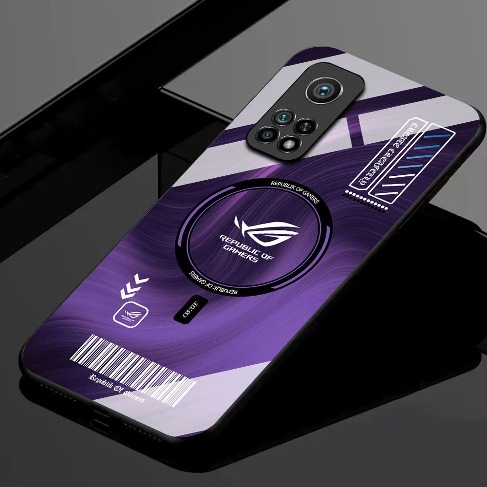 [ AZ14 ] Softcase Glass Kaca Kilau Untuk HP XIAOMI MI 10T 5G / MI 10T PRO 5G - XIAOMI MI 10T 5G / MI