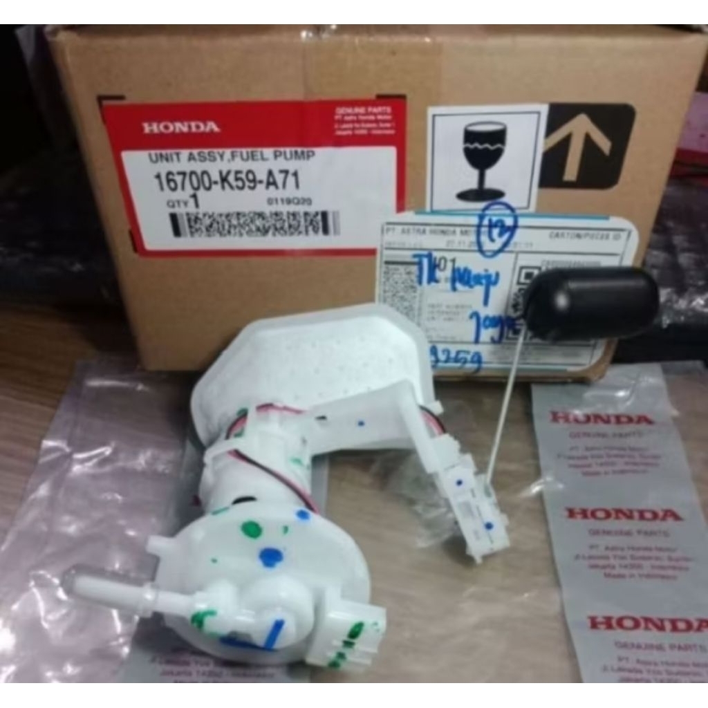 16700-K59-A71 HGP AHM 100% ORIGINAL FUEL PUMP POMPA BENSIN VARIO 150 LED 2018 2019 2020 16700K59A71