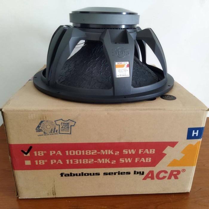 SPEAKER ACR FABULOUS 18" PA-100182-MK2 1300Watt / PA-100182-MK3 2000Watt SW FAB SUBWOOFER