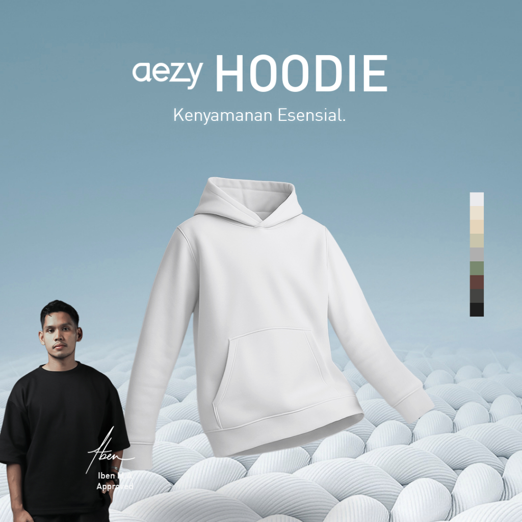 No Void Minds Heavyweight AEZY Hoodie | Oatmeal