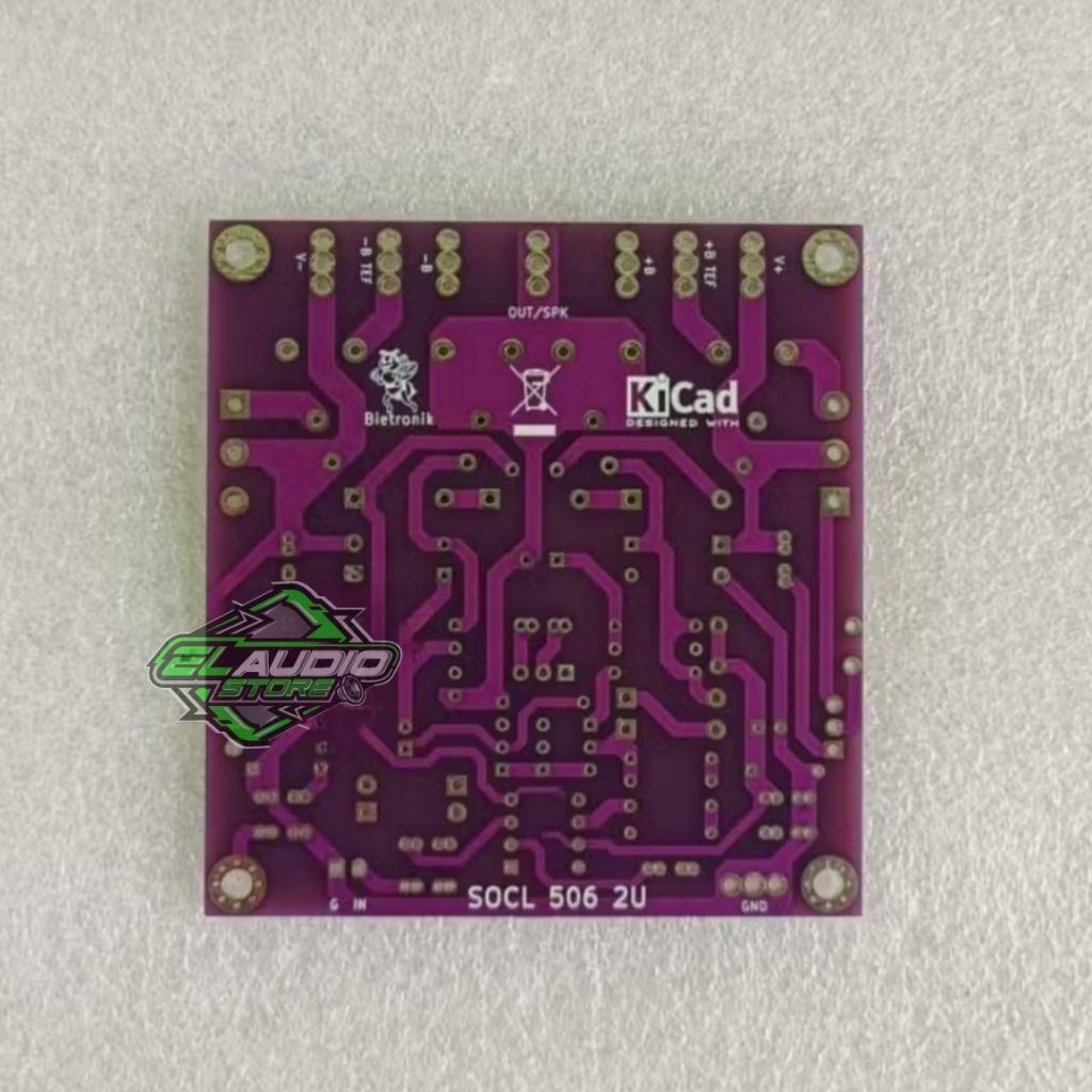 PCB Socl 506 TEF 2U Double Layer FR4 Fiberglass