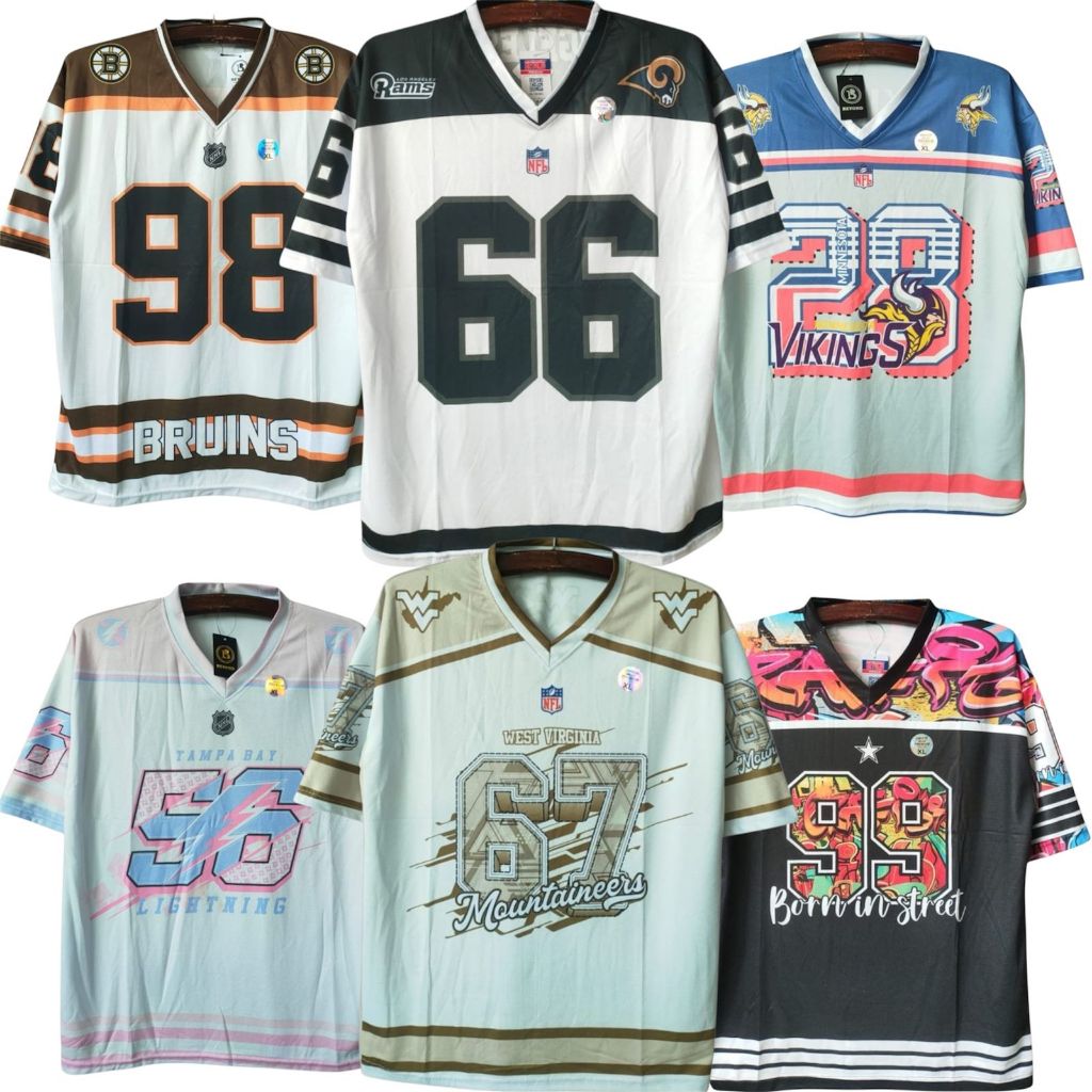 Kaos Jersey Oversize Baju Kaos Jersey Viral Pria Wanita Serasi Stylish