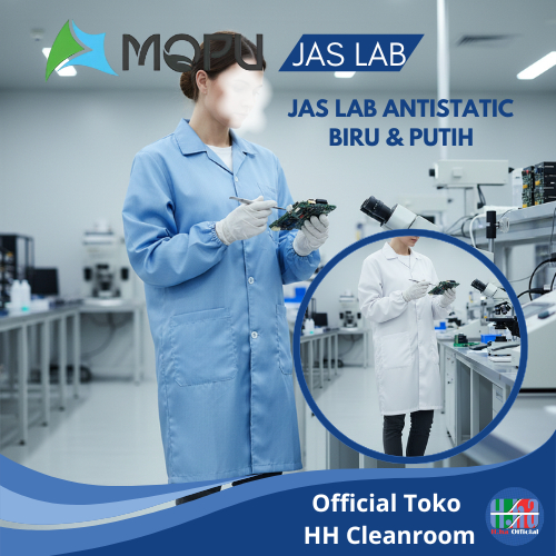 Jas Lab Antistatic Clean Room | Baju Anti Statis Elektronik & Farmasi