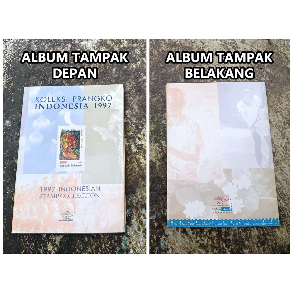 Album Koleksi Prangko Indonesia 1997 komplit Prangko