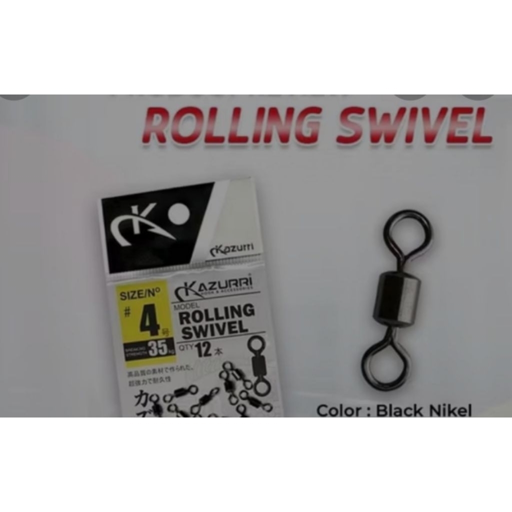 Kili-Kili Pancing /Swivel Black Steinless kuat