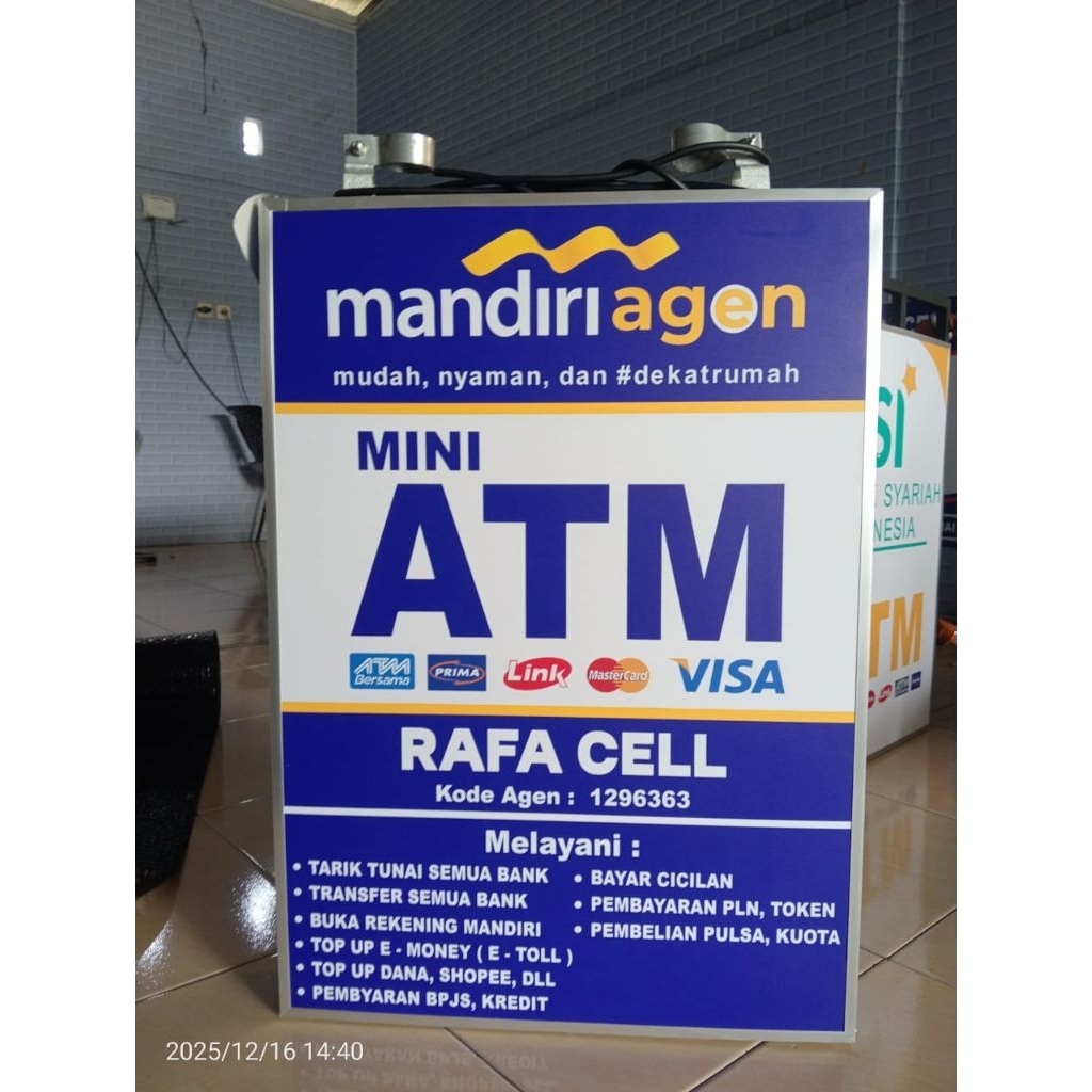 NEON BOX ACRYLIC UKURAN 60cm x 80cm