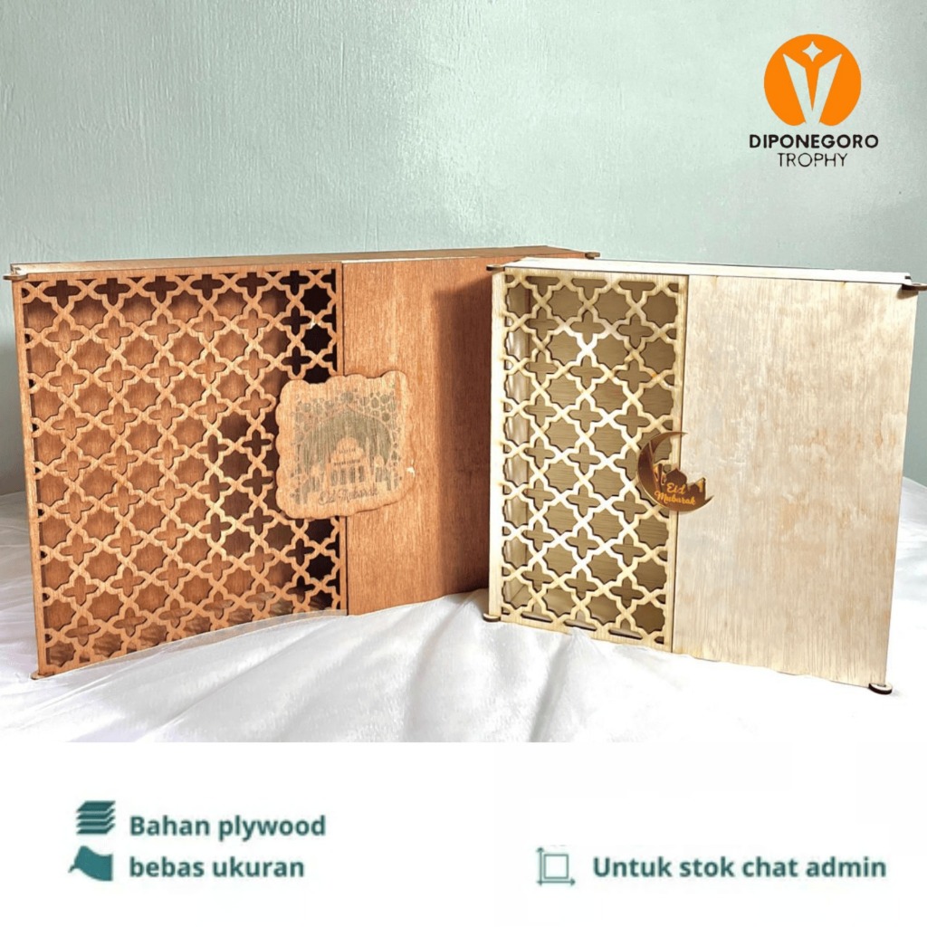 BOX HAMPERS LEBARAN || BOX KAYU IDUL FITRI