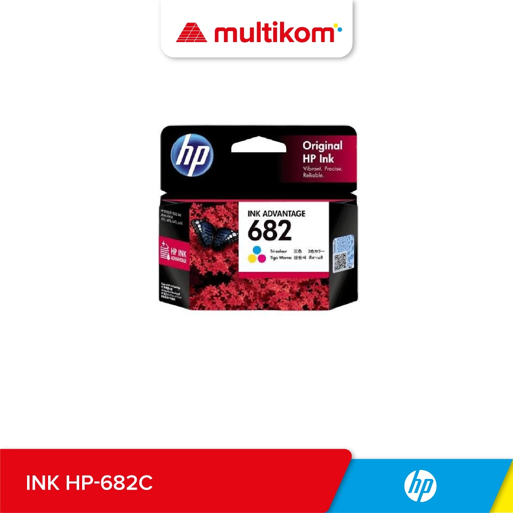 TINTA HP 682 COLOR REFILL WARNA ORIGINAL.
