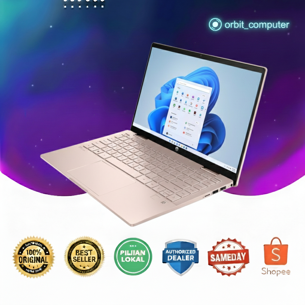 HP Pavilion X360 i5-1335U 16GB 512GB 14" FHD Touch Flip