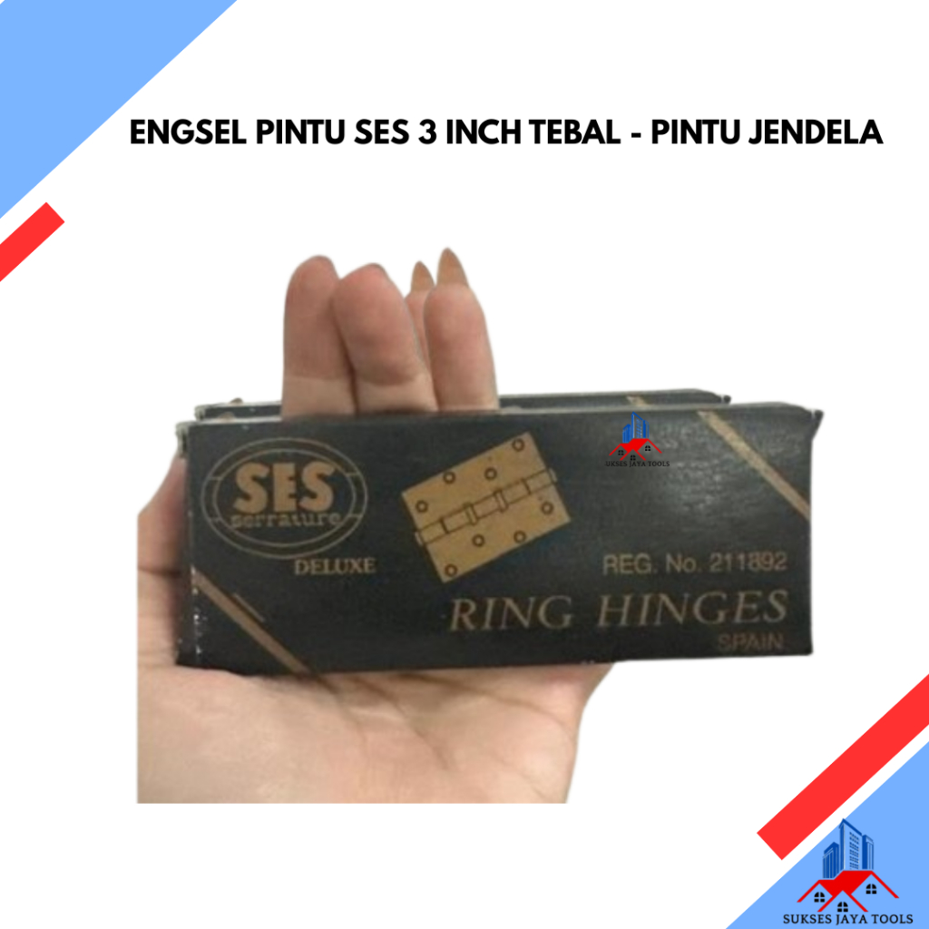 ENGSEL PINTU SES 3 INCH TEBAL - PINTU JENDELA
