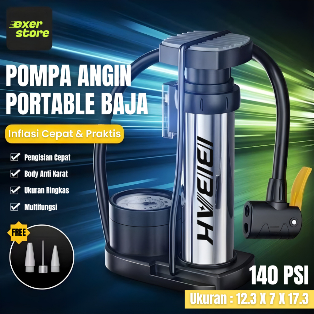 160psi Pompa Sepeda & Motor Darurat Portable Mini Foot Pump /Mobil /Bola Pompa Portabel/Pompa Tekana