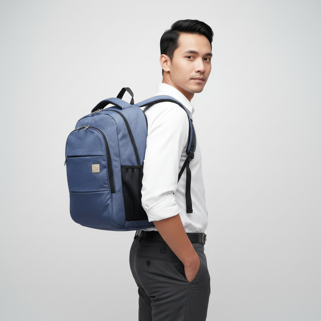 Tas Kerja Kantor Pria Wanita Ransel Sekolah Kuliah Kerja Kapasitas Besar