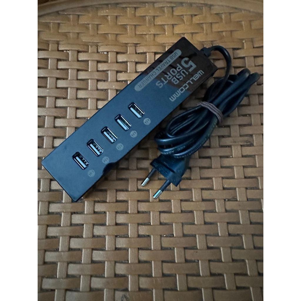 charger USB Wellcomm 5 port
