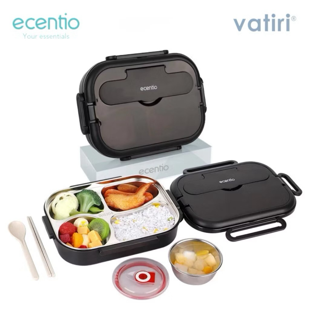 2165 / lunch box stainless 304 with soup bowl ecentio