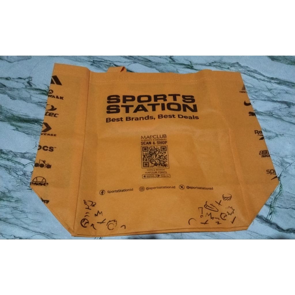shopping bag / Tas belanja Sport Station original