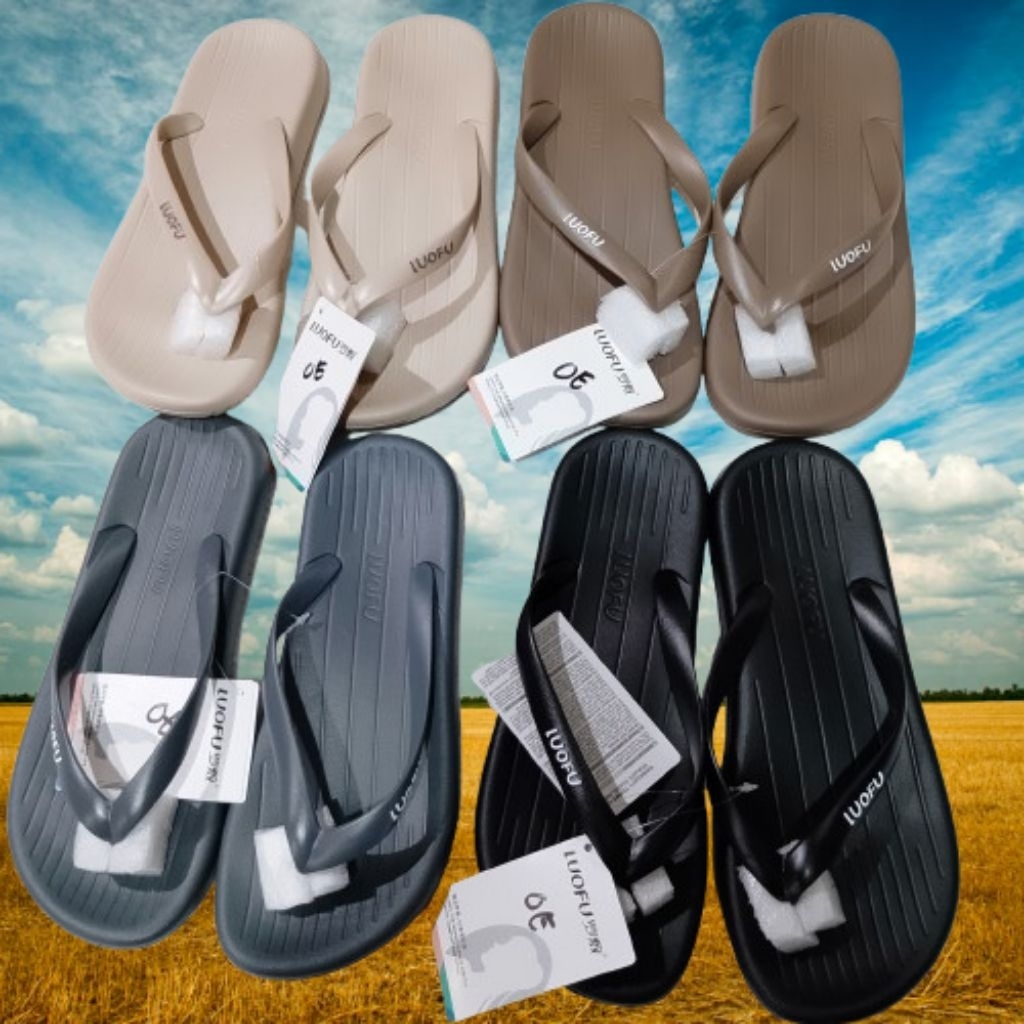 Sandal Jepit LUOFU Pria Wanita – Ringan, Nyaman & Anti Slip