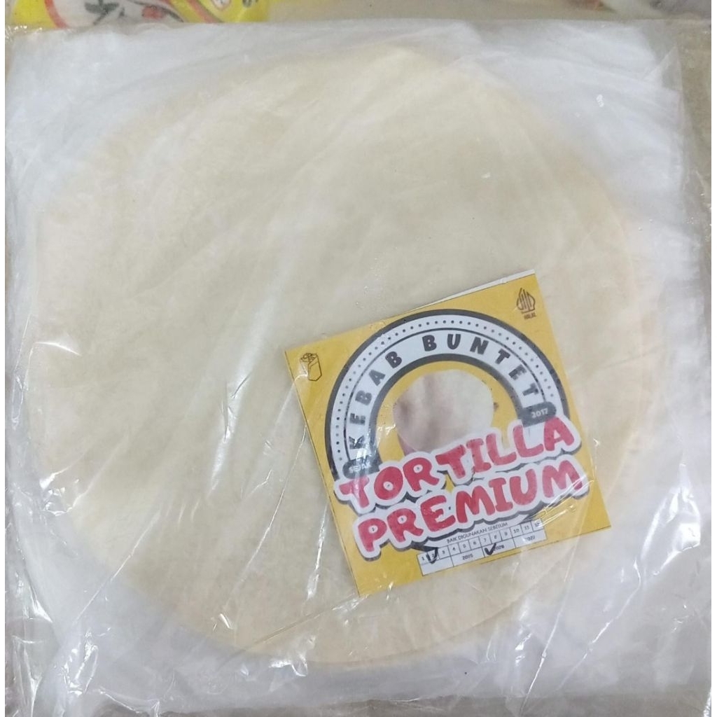 Kulit tortila diameter 18 cm isi 20 lbr